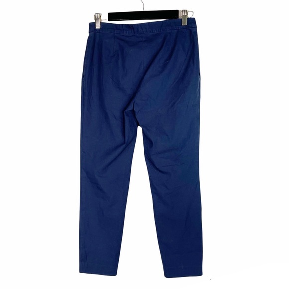 Theory Navy Pull On Slim Fit Slacks - Picture 2 of 7